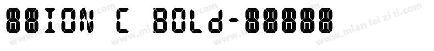 字体ION C Bold字体转换